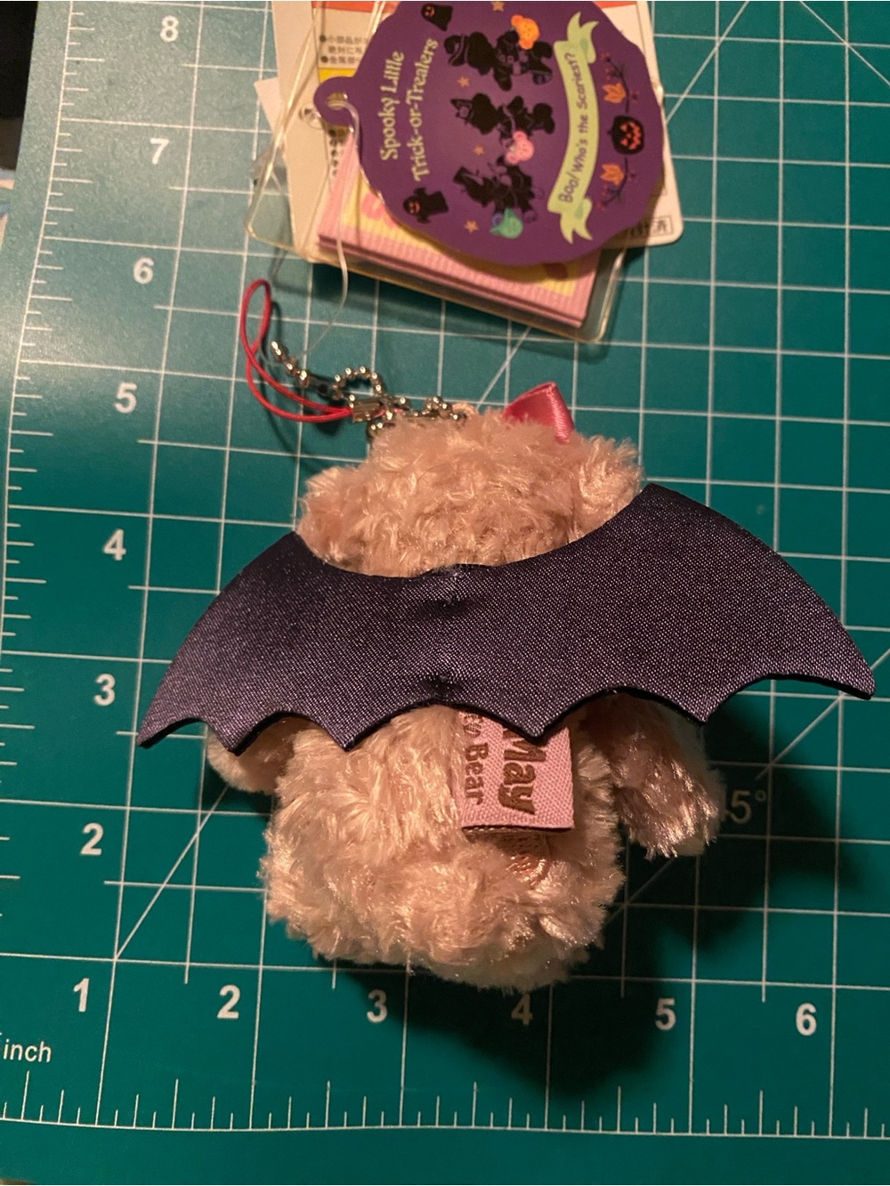 Shellie May Dracula The Disney Bear Tokyo Disney Keychain Plush 3.5" New - Picture 3 of 6